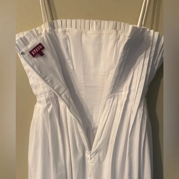 NEW STAUD mini bella dress in white - Picture 13 of 13